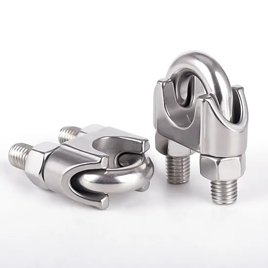 Manufacturer Electro Stainless Steel Galvanized Malleable Wire Rope Pipe Clip Duct Hose Clamp SS304 U Bolt