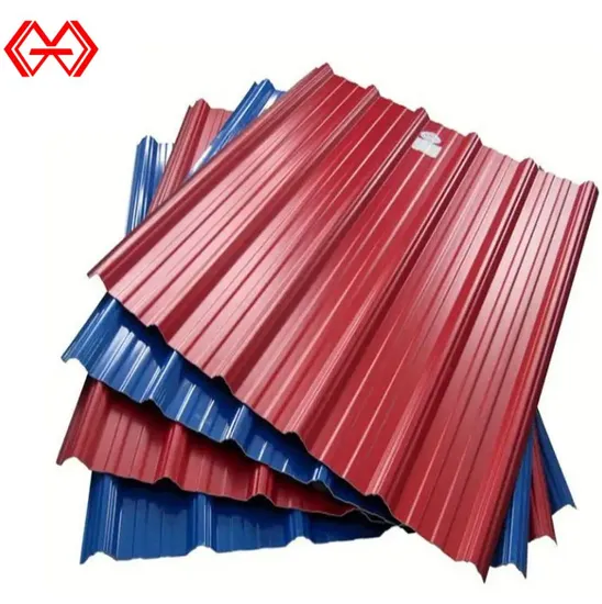 PPGI/PPGL Corrugated Sheet Roof Sheet Color Coated/Galvanized/Galvalume/Aluzin Coil/Sheet/Plate Prepainted Steel Sheet for Roofing Tiles Building Material