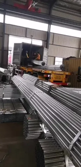 Round Galvanized Steel Pipe Steel Tube with Zinc Coated Carbon Steel Gi Pipe