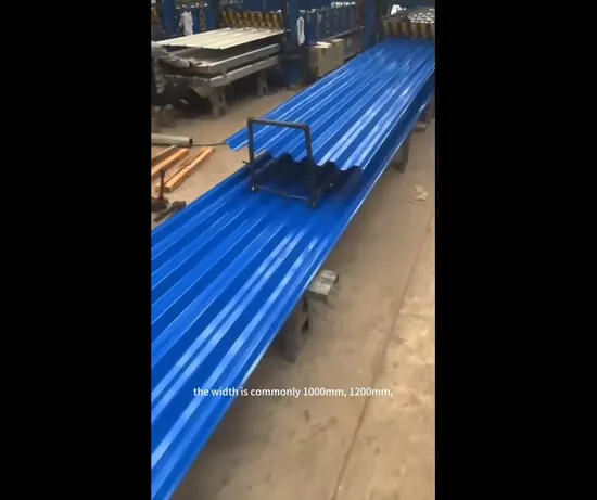 Hot Sale PPGI Corrugated Steel Sheet Dx51d+Z 0.2mm 0.3mm 0.5mm Galvanized Roofing Sheet Building Materials