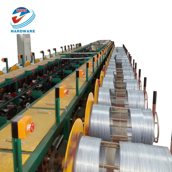 Hot Sale Electro Galvanized Wire Production Line Electro Galvanizing Machine 