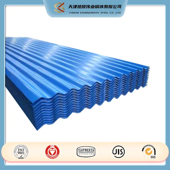 PPGI PPGL Color Coated Zinc Aluminum Corrugated Roofing Sheets for Building Material 