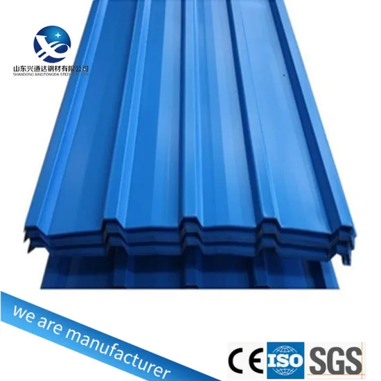 Full Hard Wholesale Corrugated Metal Roofing Sheet Metal Price Standard Size Galvanized Iron Roof Sheet 