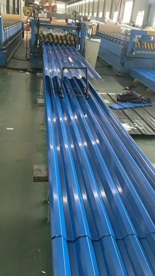 Prepainted Color Coated PPGI/Galvanized/Zincalum/Aluzinc Corrugated Steel Roofing Sheet 