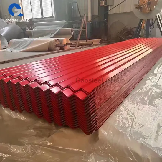 PPGI/PPGL/Dx51d/Dx52D/Dx53D Az150 Galvanized/Prepainted/Gi/Color Coated Steel Roofing Corrugated Sheet Aluminium Zinc Coated Galvanized Roofing Sheet Color COA 