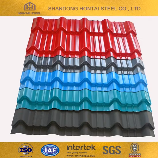 Dx51d Dx51d SGCC CGCC 14 26 Gauge 0.12mm Construction Material PPGI Prepainted Cold Rolled Zinc Coated Corrugated Galvanized Iron Roofing Steel Sheet 10%off