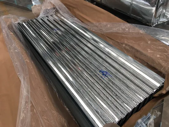 Roof Steel Material Dx51d, Dx52D, Dx53D Zinc Coated Corrugated Galvanized Steel Roofing Sheet 