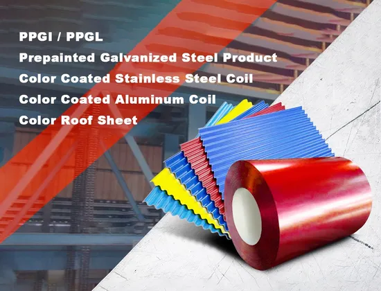 China Aluminum Prepainted Cold Rolled Carbon Gi PPGI PPGL Steel Roofing Coil Color Coated Galvanized Steel Coil High Quality Pre Painted Steel Sheet Coil 